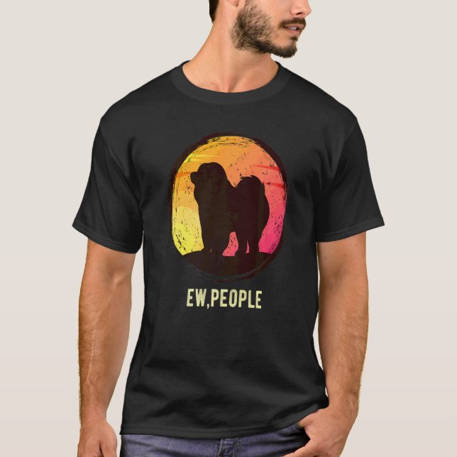 Chow Chow Hundras  8 T Shirt (Framsida)