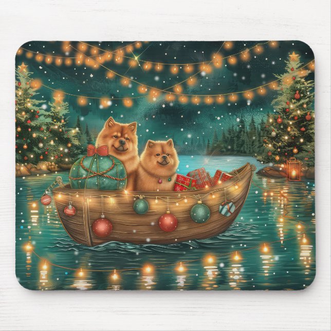 Chow Chow Jul Festlig resa Musmatta (Framsidan)