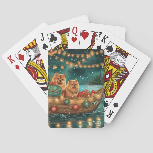 Chow Chow Jul Firande Resa Casinokort (Baksidan)