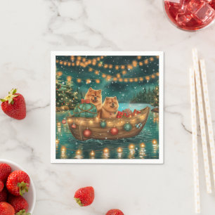 Chow Chow Jul Firande Resa Pappersservett