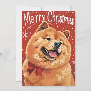 Chow Chow-jul Julkort