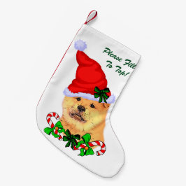Chow Chow-jul Liten Julstrumpa