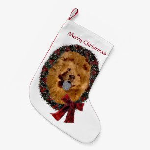 Chow Chow-jul Liten Julstrumpa