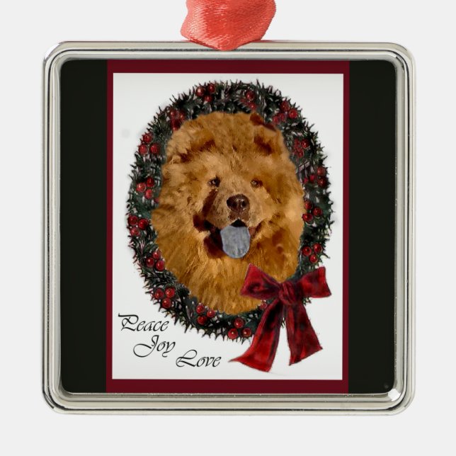 Chow Chow jul Ornament (Framsidan)