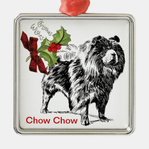 Chow Chow jul Ornament