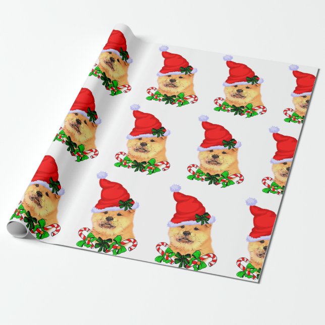 Chow Chow-jul Presentpapper (Utrullad)