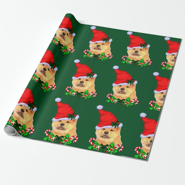 Chow Chow-jul Presentpapper (Utrullad)