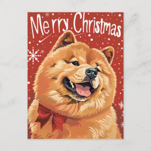 Chow Chow-jul Vykort