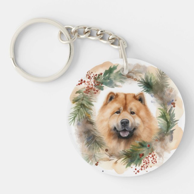 chow chow Julkrans Festiv valp (Framsidan)