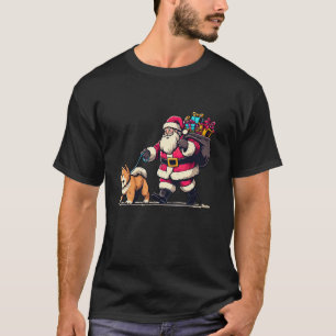 Chow Chow Jultomten Rolig hund jul Long Sle T Shirt