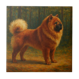 Chow Chow Kakelplatta
