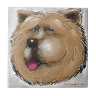 Chow Chow Kakelplatta