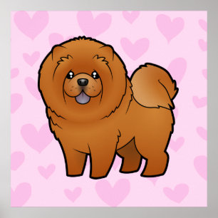 Chow Chow Kärlek Poster