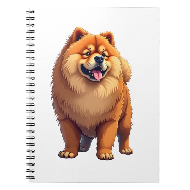 Chow Chow Kinkinesisk Hund aveln för en Chow Chow  Anteckningsbok (Framsidan)