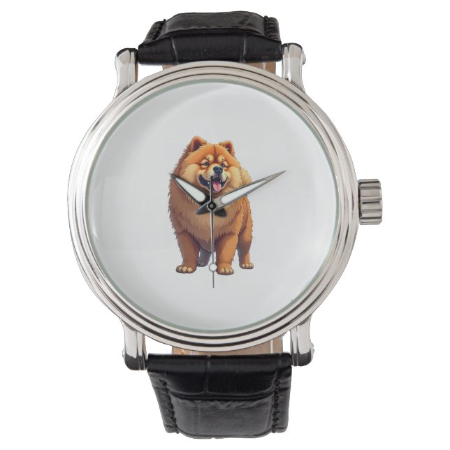 Chow Chow Kinkinesisk Hund aveln för en Chow Chow  Armbandsur (Framsida)