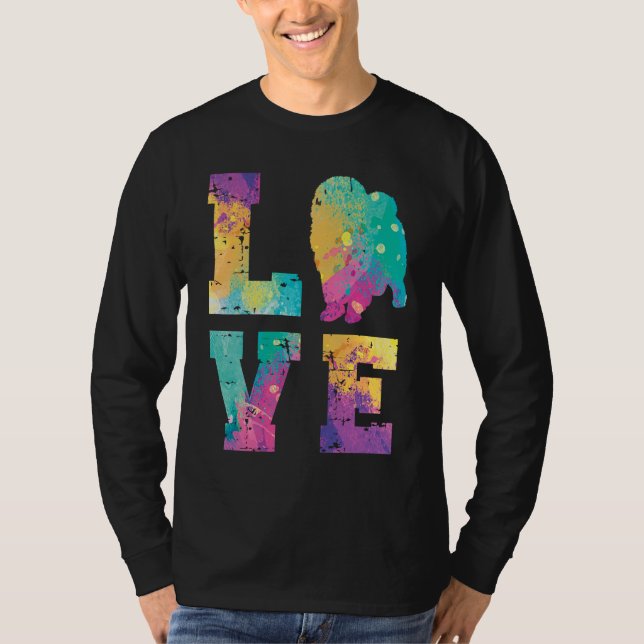 Chow Chow Love T Shirt (Framsida)