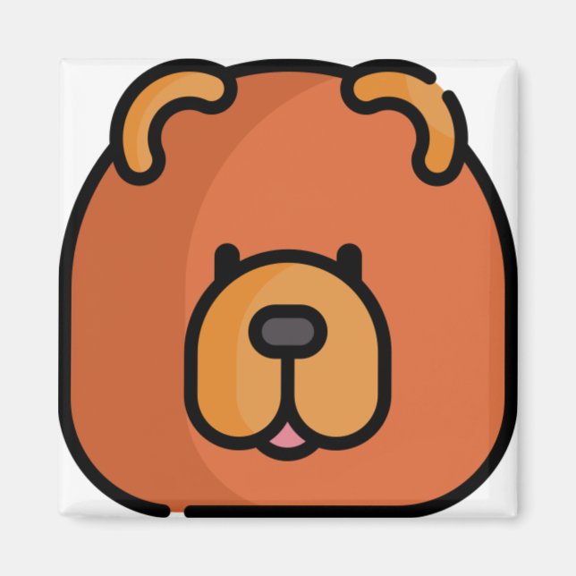 Chow Chow Magnet (Framsidan)