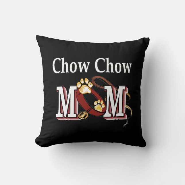 Chow Chow Mamma Gifts Kudde (Framsida)