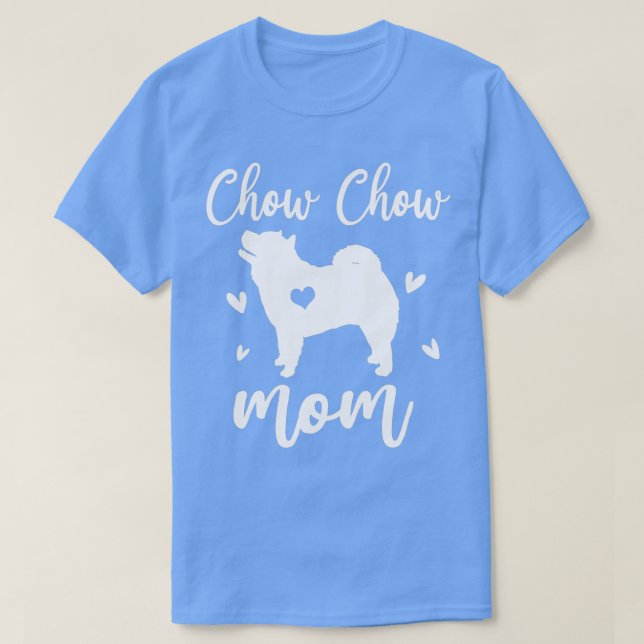 Chow Chow Mamma Mors dag Hundälskare T Shirt (Design framsida)