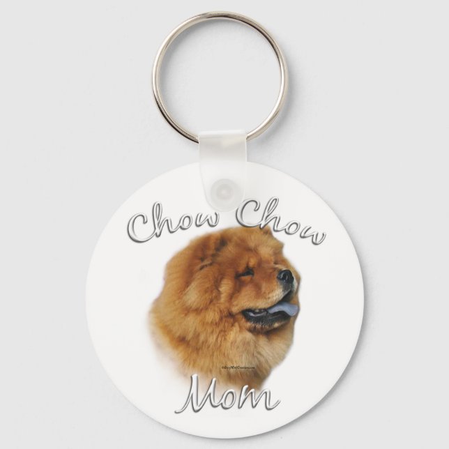 Chow Chow Mamma Nyckelring (Framsida)
