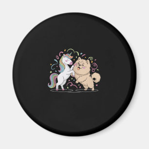 Chow Chow Med En Enhörning Chow Chows Hund Tank To Magnet