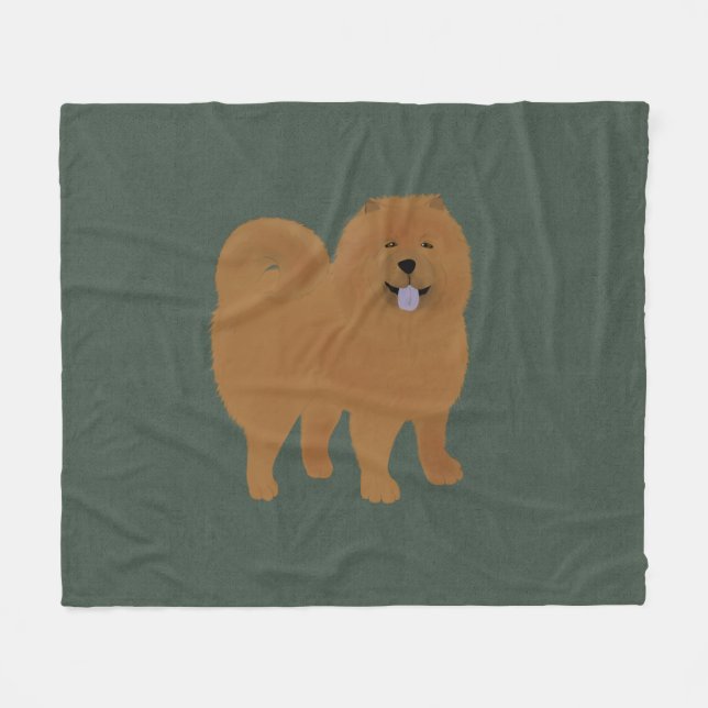 Chow Chow Medium Mjuk filt (Framsidan (Horisontell))