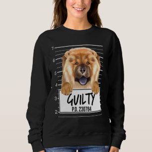 Chow Chow Mugshot Guilty Hund T Shirt