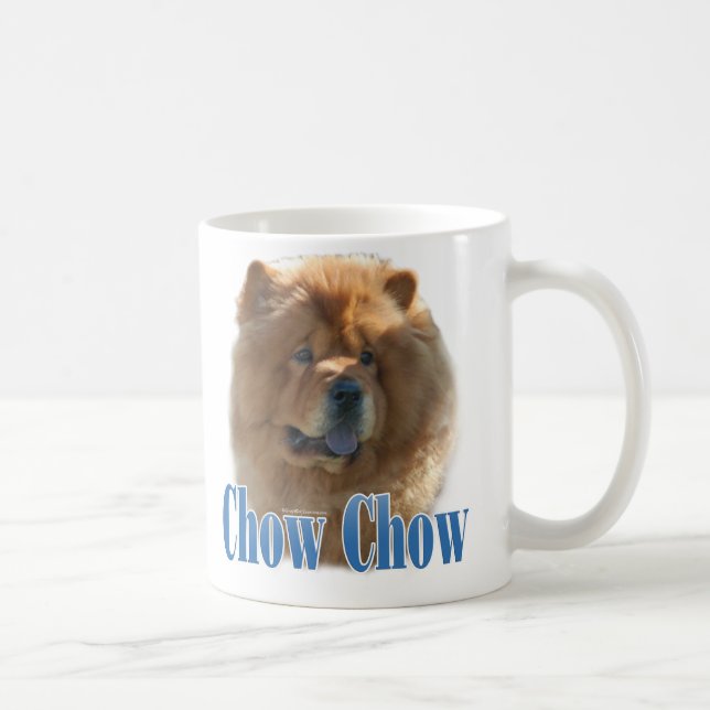 Chow Chow Namn Kaffemugg (Höger)