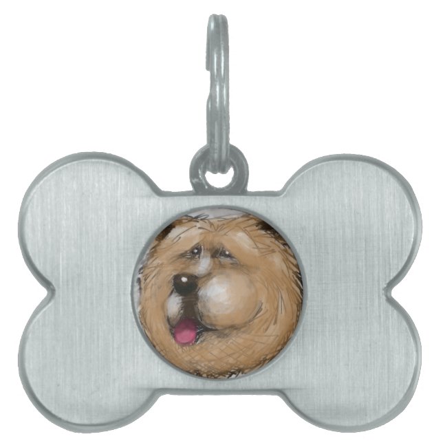 Chow Chow Namnbricka Husdjur (Framsidan)