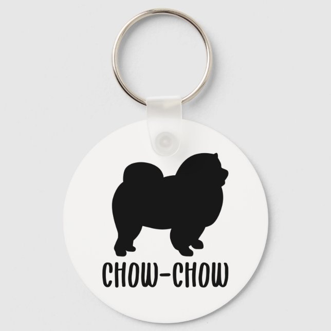 Chow-chow Nyckelring (Framsida)