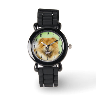 Chow Chow Painting - Cute Original Hund Art Armbandsur