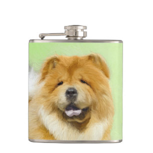 Chow Chow Painting - Cute Original Hund Art Fickplunta