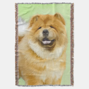 Chow Chow Painting - Cute Original Hund Art Filt