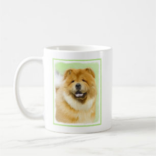 Chow Chow Painting - Cute Original Hund Art Kaffemugg