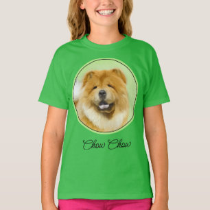 Chow Chow Painting - Cute Original Hund Art T-Shir T Shirt