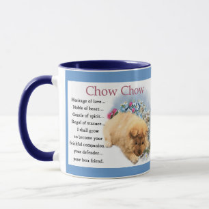 Chow Chow Puppy Art Gifts Mugg
