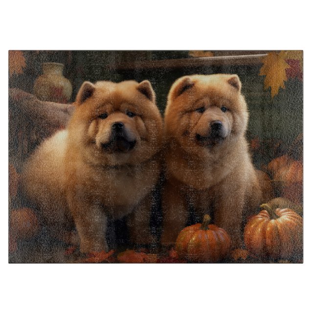 Chow Chow Puppy Autumn Delight Pumpkin (Framsidan)