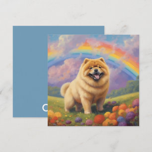 Chow Chow Rainbow Bridge Memorial Anpassningsbar H