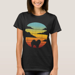 Chow Chow Retro Vintage 60s 70:s Sunset-Hundälskar T Shirt