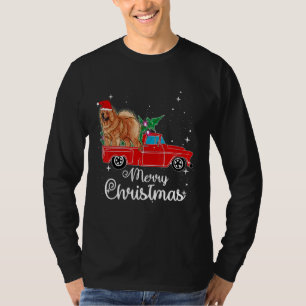 Chow Chow Ride Red Lastbil jul T Shirt