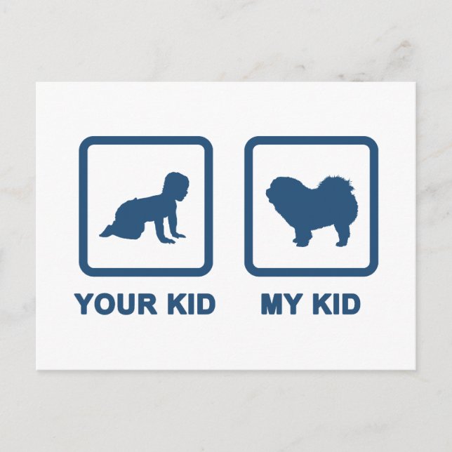 Chow Chow Rough-Coat Vykort (Framsida)