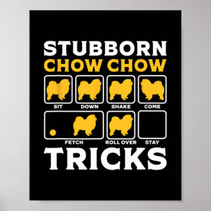 chow chow shirt Women manar killbarn gift hund äls Poster