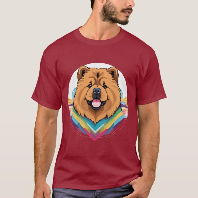 Chow Chow T Shirt (Framsida)