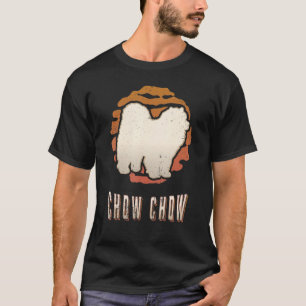 Chow Chow Vintage Retro Classic Hund Sunset T Shirt