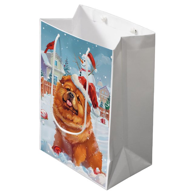 Chow Chow Winter Wonderland jul Joy (Framsidan Vinklad)
