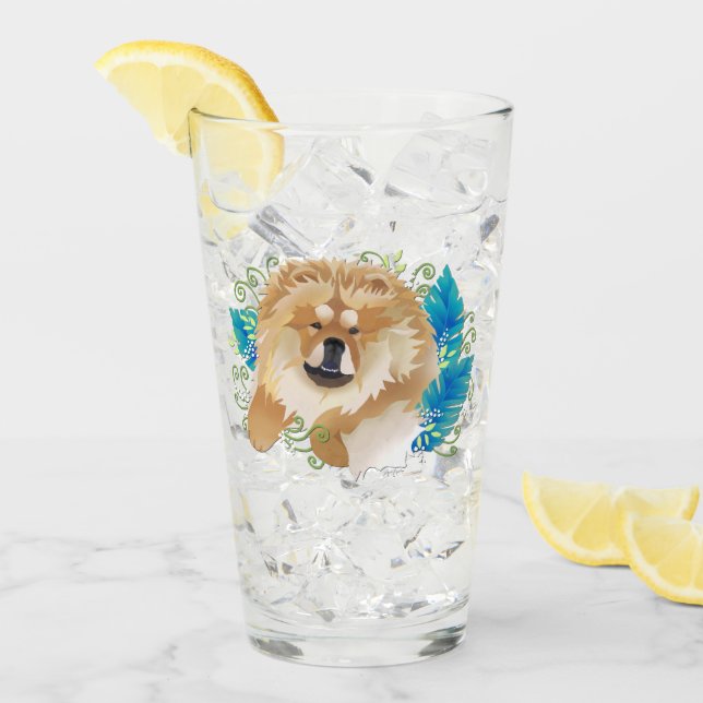 Chow för DAEJA VU 16 uns exponeringsglas-design Glaskopp (Framsida Ice)