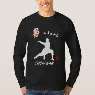 Chow Gar Nybörjare Kalligrafi Kinesisk Kampkonst D T Shirt