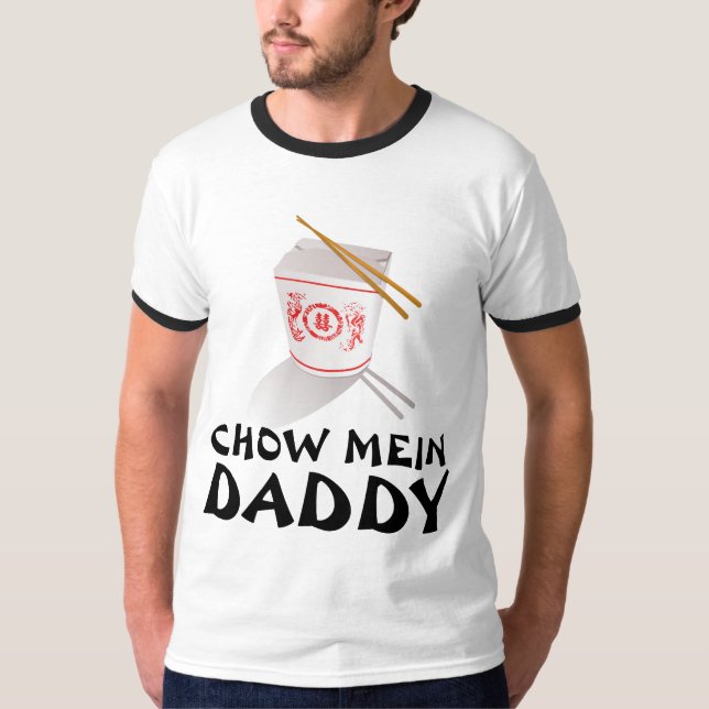 CHOW MEIN DADDY PAPPA T-SHIRTS (Framsida)