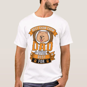 Chow Pappa Hund Alltid Krans Tassavtryck T Shirt