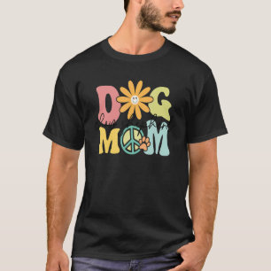 Chow Shepherd Groovy Hund Mamma Women Pet T Shirt